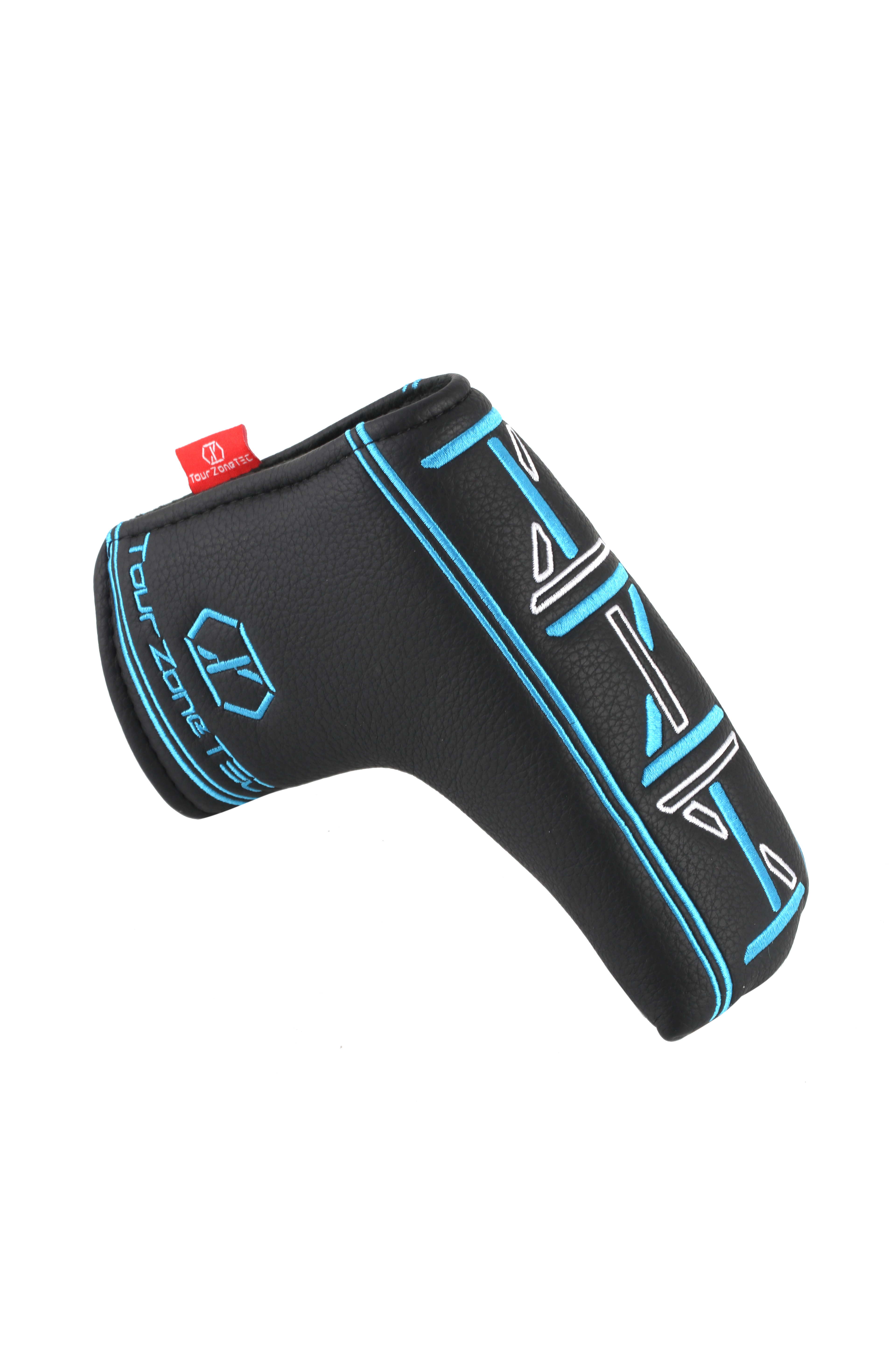 TZT Cyan Line Blade Headcover reverse view